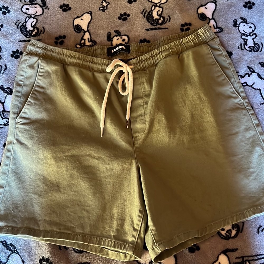 A pair of army green RSQ shorts. Worn once.